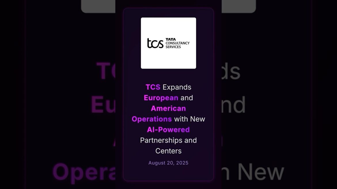 TCS renforce ses opérations en Europe et en Amérique grâce à de nouveaux partenariats alimentés par l&rsquo;intelligence artificielle